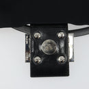 FENDI Mamma Baguette Shoulder Bag Cotton Jersey Black Silver Auth yk20575-17