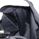 FENDI Mamma Baguette Shoulder Bag Cotton Jersey Black Silver Auth yk20575-21