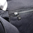 FENDI Mamma Baguette Shoulder Bag Cotton Jersey Black Silver Auth yk20575-22