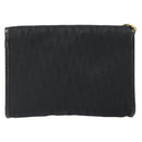 Christian Dior Trotter Canvas Chain Shoulder Bag Black Gold Auth yk20576-2
