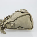 BALENCIAGA The Giant City Bag Leather 2way Gray Silver 204529 Auth yk20579SAV-4