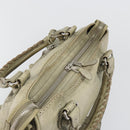 BALENCIAGA The Giant City Bag Leather 2way Gray Silver 204529 Auth yk20579SAV-6