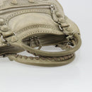 BALENCIAGA The Giant City Bag Leather 2way Gray Silver 204529 Auth yk20579SAV-7