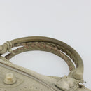 BALENCIAGA The Giant City Bag Leather 2way Gray Silver 204529 Auth yk20579SAV-14