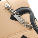 CHANEL Cambon Line Hand Bag Leather Beige Silver CC Auth yk20585SAM-16