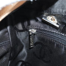 CHANEL Cambon Line Hand Bag Leather Beige Silver CC Auth yk20585SAM-22