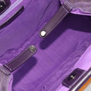BALENCIAGA Hand Bag Suede Purple Silver Auth yk20590-12