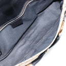 GUCCI GG Canvas Horsebit Sherry Line Bag Beige Gold 129500 Auth yk20593SAV-10