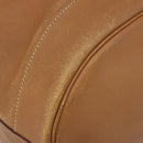 HERMES Market GM Shoulder Bag Epsom Brown Gold Auth yk20594-16