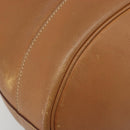 HERMES Market GM Shoulder Bag Epsom Brown Gold Auth yk20594-8