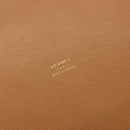 HERMES Market GM Shoulder Bag Epsom Brown Gold Auth yk20594-18
