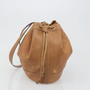 HERMES Market GM Shoulder Bag Epsom Brown Gold Auth yk20594-4