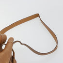HERMES Market GM Shoulder Bag Epsom Brown Gold Auth yk20594-14
