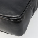 CHANEL COCO Mark Chain Tote Bag Leather Black Gold CC Auth yk20595-15