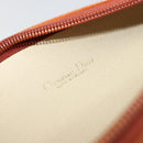 Christian Dior Shoulder Bag Leather Brown Gold Auth yk20599-16