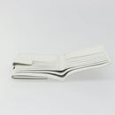 GUCCI Interlocking Sherry Line Wallet Leather White Gold 131020 Auth yk20600A-20