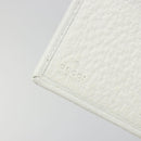 GUCCI Interlocking Sherry Line Wallet Leather White Gold 131020 Auth yk20600A-21