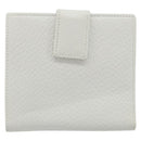 GUCCI Interlocking Sherry Line Wallet Leather White Gold 131020 Auth yk20600A-2
