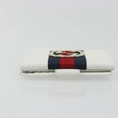 GUCCI Interlocking Sherry Line Wallet Leather White Gold 131020 Auth yk20600A-5