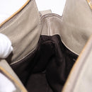 Miu Miu Hand Bag Leather 2way Gray Gold Auth yk20608SAM-23