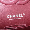 CHANEL Chain Matelasse 25 Bag Caviar Skin Black Silver CC Auth yk20612SM-20