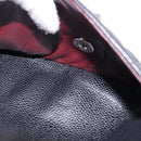 CHANEL Chain Matelasse 25 Bag Caviar Skin Black Silver CC Auth yk20613SM-24