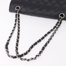 CHANEL Chain Matelasse 25 Bag Caviar Skin Black Silver CC Auth yk20613SM-7