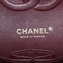 CHANEL Chain Matelasse 25 Shoulder Bag Caviar Skin Black Gold CC Auth yk20615SM-20