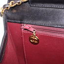 CHANEL Matelasse Chain Shoulder Bag Lamb Skin Black Gold CC Auth yk20616SAM-23