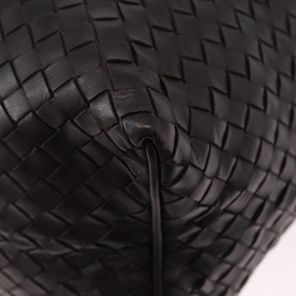 BOTTEGA VENETA INTRECCIATO Hobo Bag Leather Brown 172918 Auth yk20618SAV