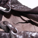 BOTTEGA VENETA INTRECCIATO Hobo Bag Leather Brown 172918 Auth yk20618SAV-19