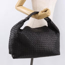BOTTEGA VENETA INTRECCIATO Hobo Bag Leather Brown 172918 Auth yk20618SAV-22