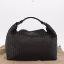 BOTTEGA VENETA INTRECCIATO Hobo Bag Leather Brown 172918 Auth yk20618SAV-12