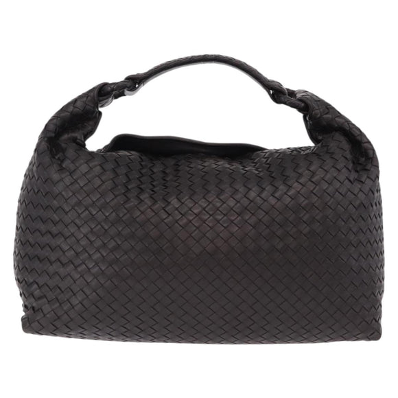 BOTTEGA VENETA INTRECCIATO Hobo Bag Leather Brown 172918 Auth yk20618SAV