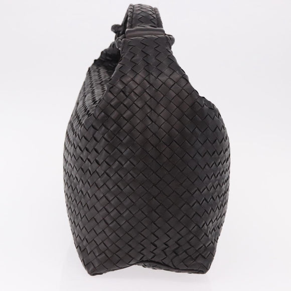 BOTTEGA VENETA INTRECCIATO Hobo Bag Leather Brown 172918 Auth yk20618SAV