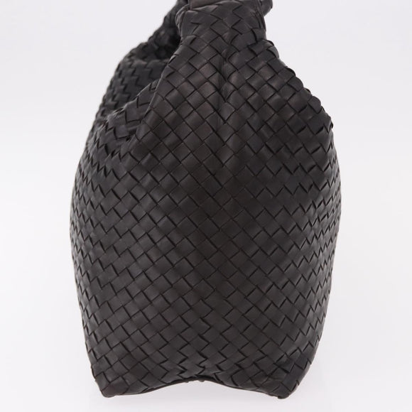 BOTTEGA VENETA INTRECCIATO Hobo Bag Leather Brown 172918 Auth yk20618SAV