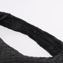 BOTTEGA VENETA INTRECCIATO Bag Leather Black Gold 115653 Auth yk20620SAV-8