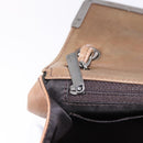 CHANEL Matelasse Chain Hand Bag Lamb Skin Brown Silver CC Auth yk20623A-22
