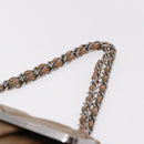 CHANEL Matelasse Chain Hand Bag Lamb Skin Brown Silver CC Auth yk20623A-14