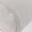 CHANEL COCO Mark Shoulder Bag Leather White Black CC Auth yk20624SAV-16