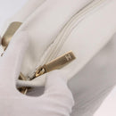 CHANEL COCO Mark Shoulder Bag Leather White Black CC Auth yk20624SAV-10