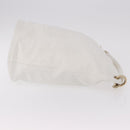 CHANEL COCO Mark Shoulder Bag Leather White Black CC Auth yk20624SAV-3