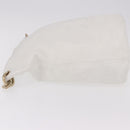 CHANEL COCO Mark Shoulder Bag Leather White Black CC Auth yk20624SAV-4