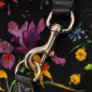 GUCCI Jackie Flora Shoulder Bag Canvas Black Gold 153029 Auth yk20625SAV-10
