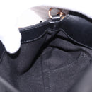 GUCCI GG Canvas Bamboo Chain Horsebit Hand Bag Black Gold 129497 Auth yk20630SAM-20