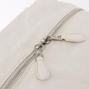 BALENCIAGA The Matelasse Hand Bag Leather White Silver 168031 Auth yk20631V-17