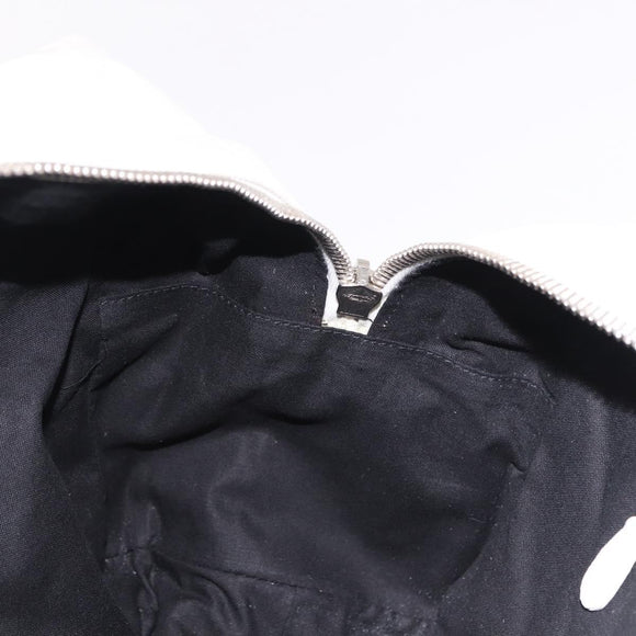 BALENCIAGA The Matelasse Hand Bag Leather White Silver 168031 Auth yk20631V