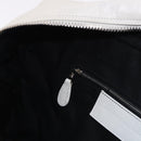 BALENCIAGA The Matelasse Hand Bag Leather White Silver 168031 Auth yk20631V-22