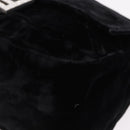 FENDI Mamma Baguette Shoulder Bag Velor Black Silver Auth yk20633SAM-15