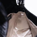 FENDI Mamma Baguette Shoulder Bag Velor Black Silver Auth yk20633SAM-25